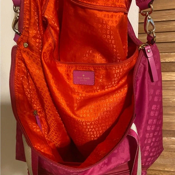 Kate Spade Pink Quilted Travel Bag - Picture 3 of 11